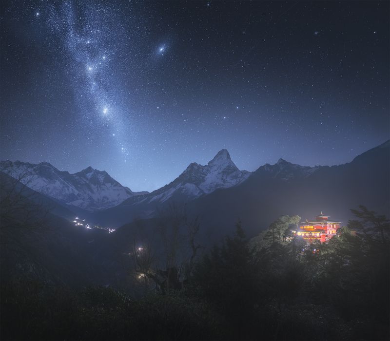 Монастырь в Тенгбоче, Непал фото превью