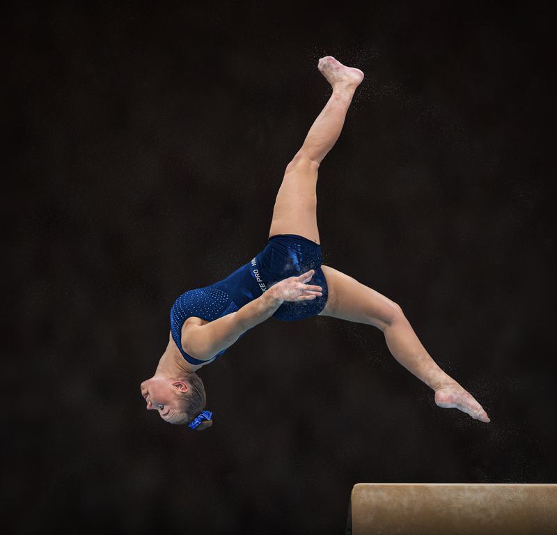 #gymnastics #sport #sports_photography The Dismount фото превью