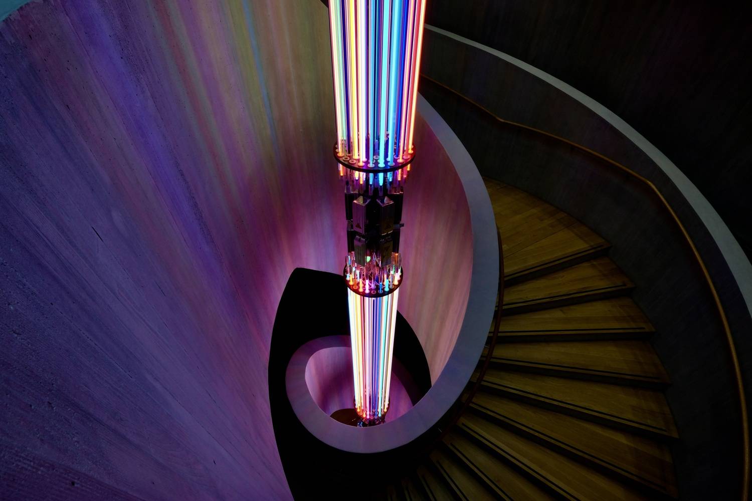 Architecture, Staircase, Colorful, Geometry, Zurich, Mood, , Povarova Ree Svetlana