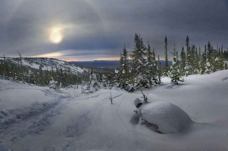 Зима сибирская фото превью