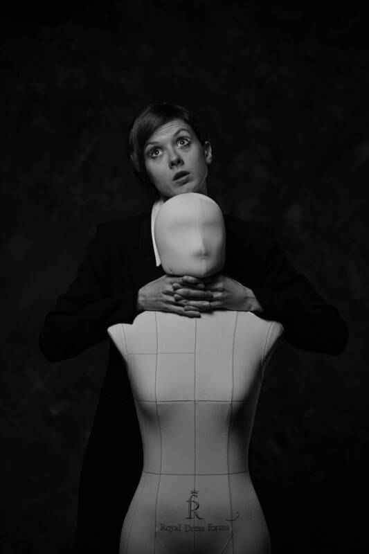 портретный фотограф, воронежский фотограф, фотограф воронеж, женский портрет, black and white, conceptual Любимый манекен фото превью