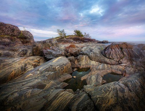 Каменные волны Ладожских шхер