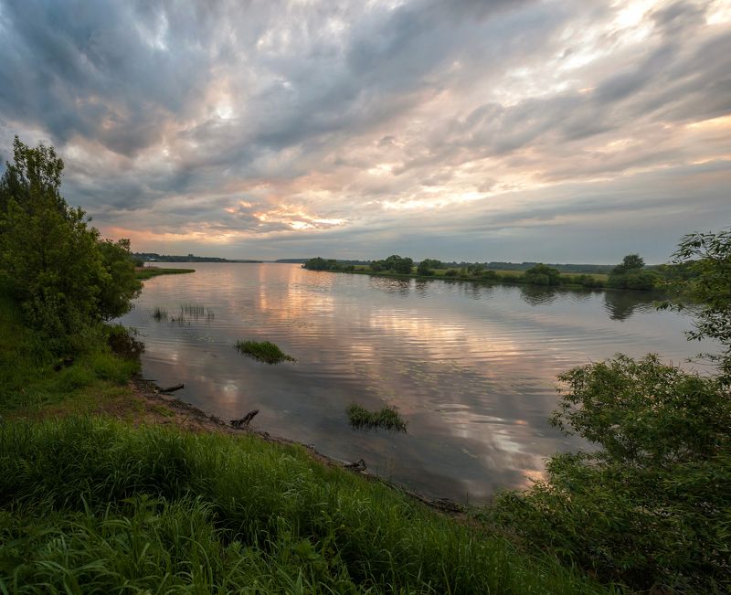 Пейзаж, Природа, Река Волга, Река Дубна У природы нет плохой погоды. фото превью