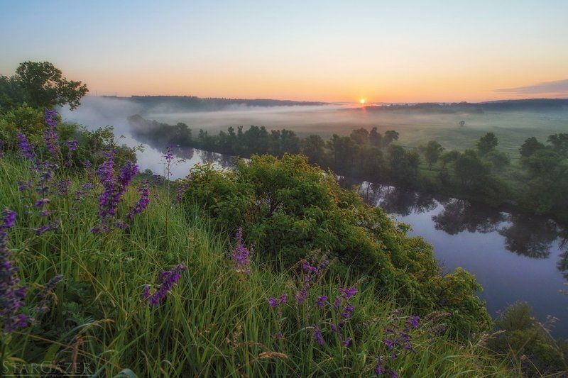 восход, пейзаж Ишутино фото превью