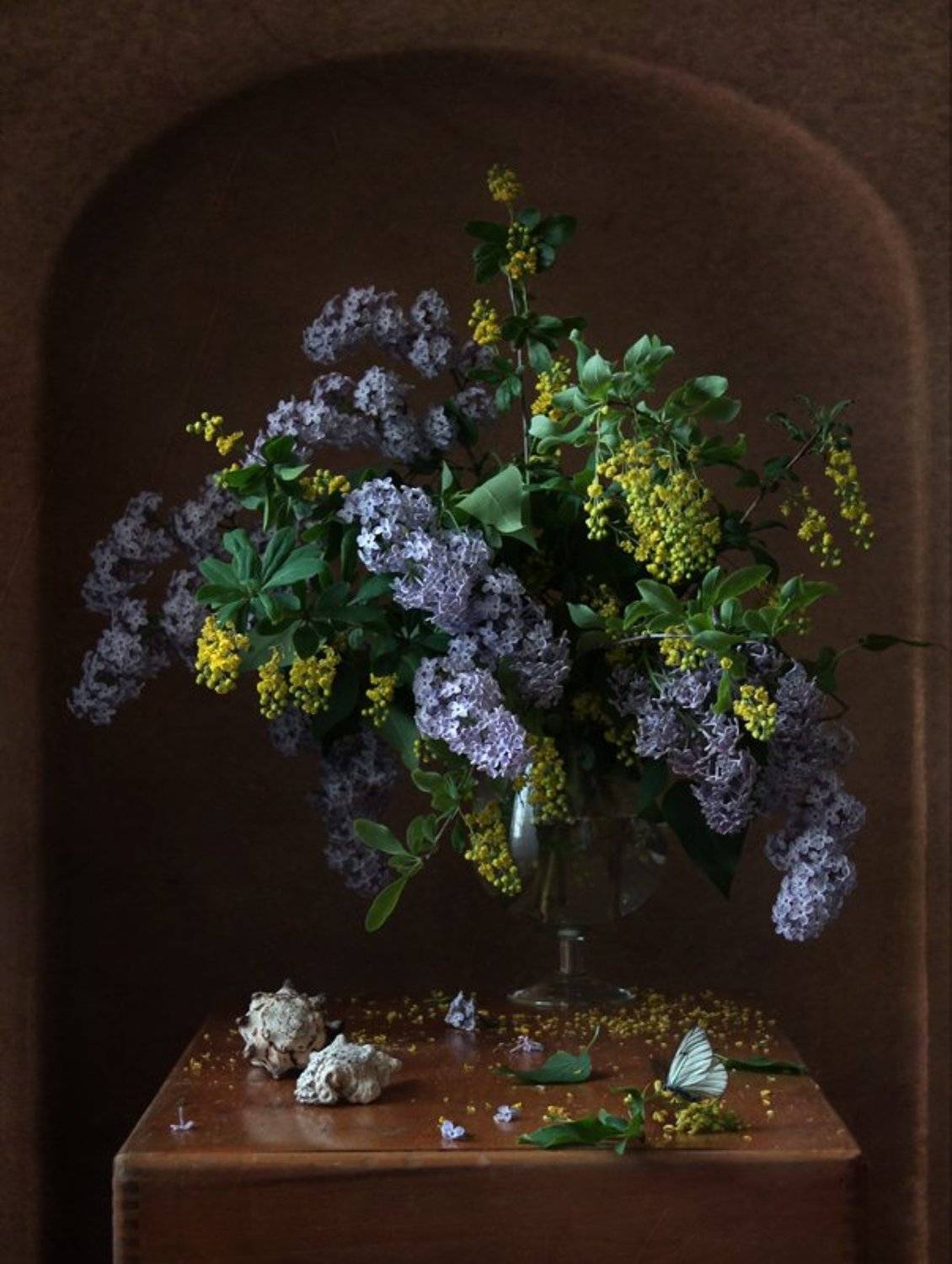 Барбарис, Натюрморт, Сирень, Цветы, Курочкина Диана