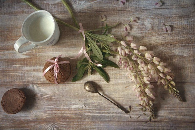 овсяное печенье с молоком фото превью