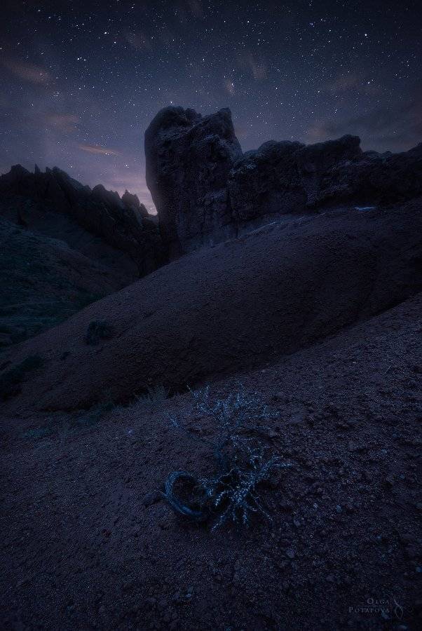 Каньон, Киргизия, Ночной пейзаж, Ночь, Сказка, Степаненко Ольга