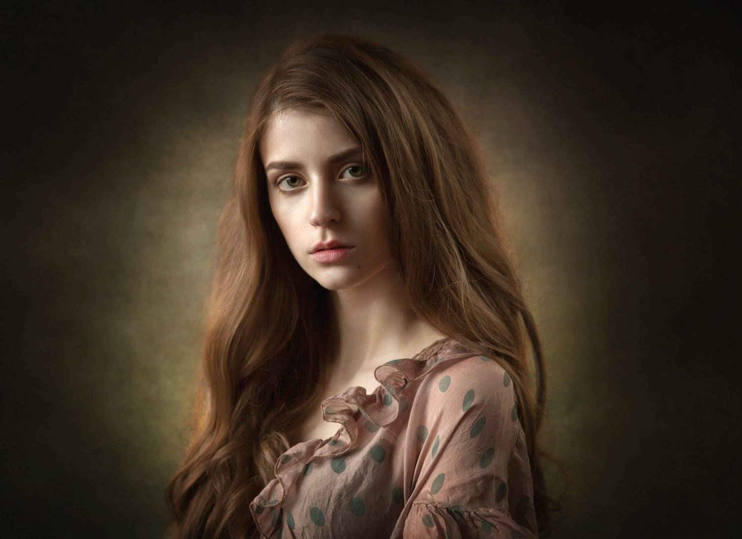 портрет девушки, студия, естественный свет, Бутвиловский Дмитрий