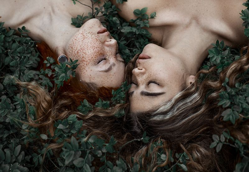 рыжая, веснушки, портрет, волосы, лицо, глаза .... фото превью