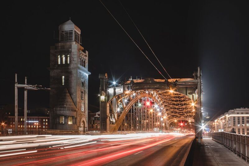 Санкт-Петербург, Питер, Нева, город на Неве Большеохтинский мост фото превью