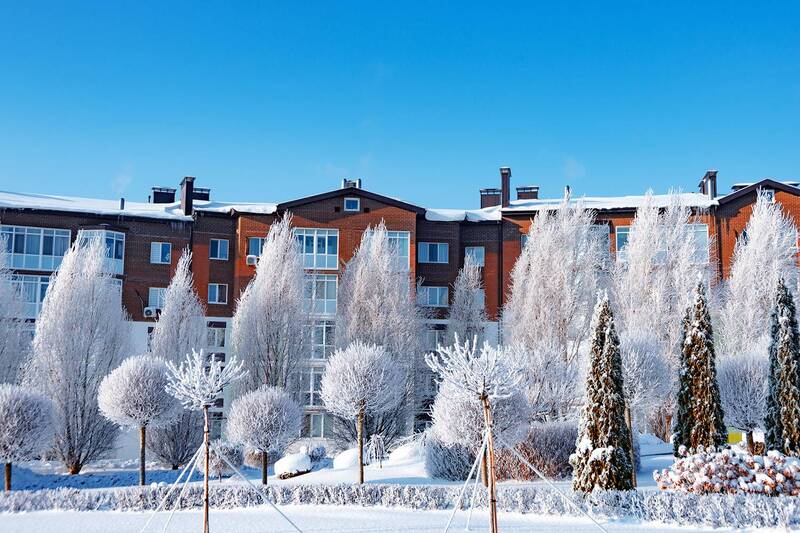 Морозный город фото превью