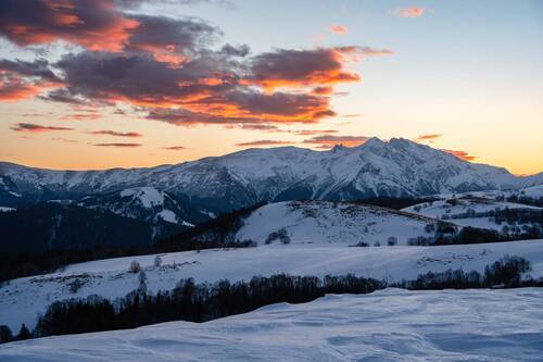 Восход в горах