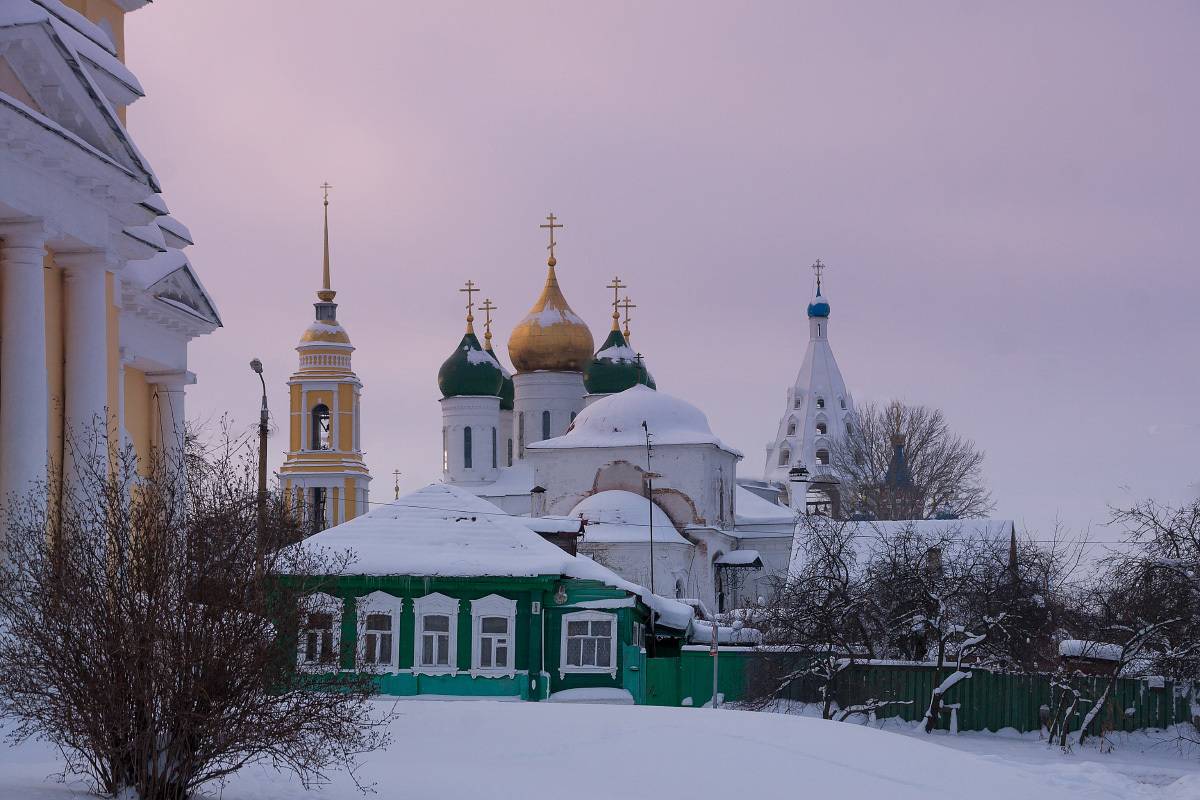 коломна, соборная площадь, кремль, архитектура, Колеснева Елена