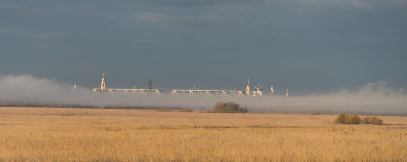 Утро туманное фото превью