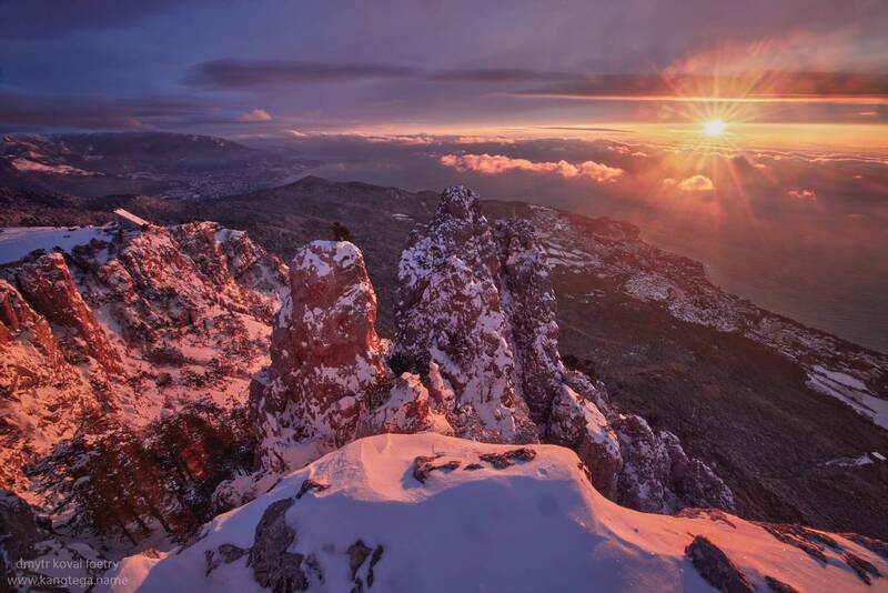 Комета рассвета нового дня Ай-Петри … фото превью
