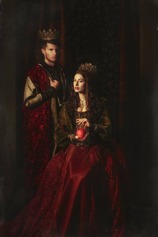 женский портрет, девушка, жанр, жанровый  портрет, царство, княжна, королевство, костюм, цвет, история, сказка Катарина фото превью