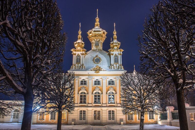 Санкт-Петербург, Питер, Нева, город на Неве Вечер в Петергофе фото превью
