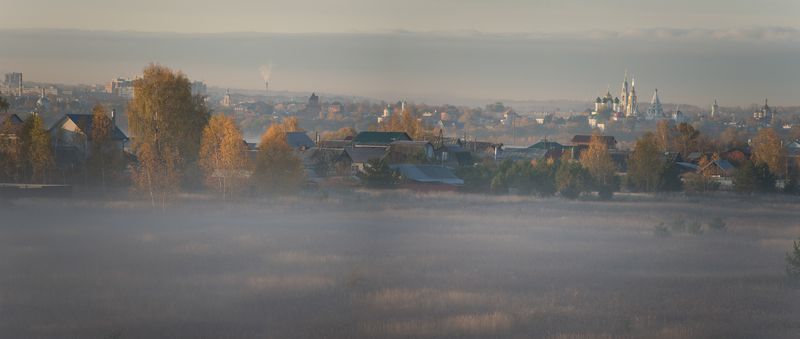 Утро туманное фото превью
