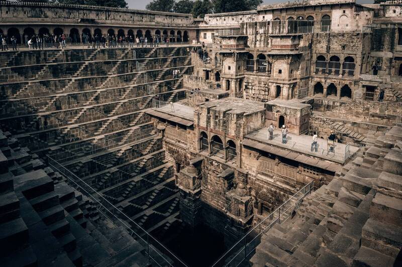 архитектура, городской пейзаж, колодец, чанд баори, индия Колодец Чанд Баори, Индия фото превью