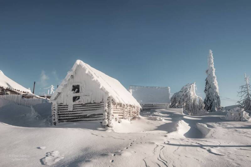 деревня, зима, снег Дер. Белая гора фото превью