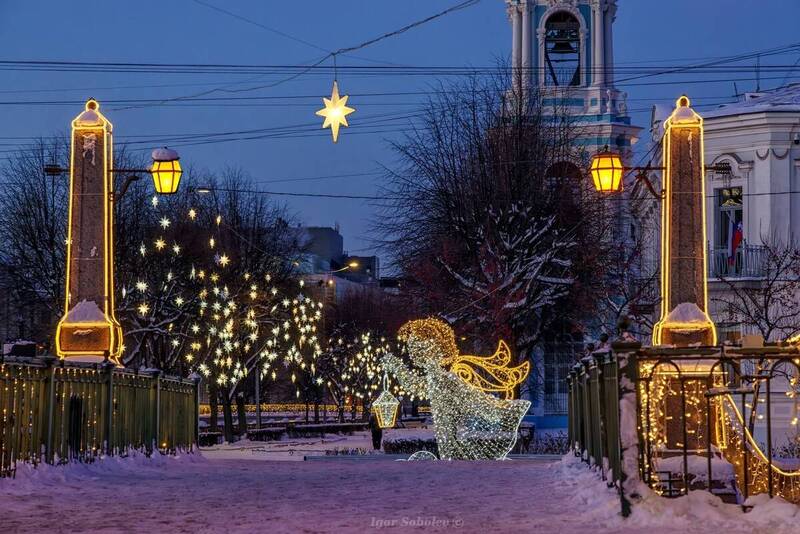 санкт-петербург, зима, семимостье Ангел на Семимостье фото превью
