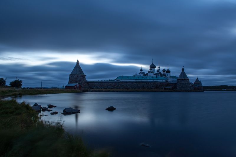 Белое море,Соловецкий монастырь,белые ночи Соловецкий монастырь фото превью