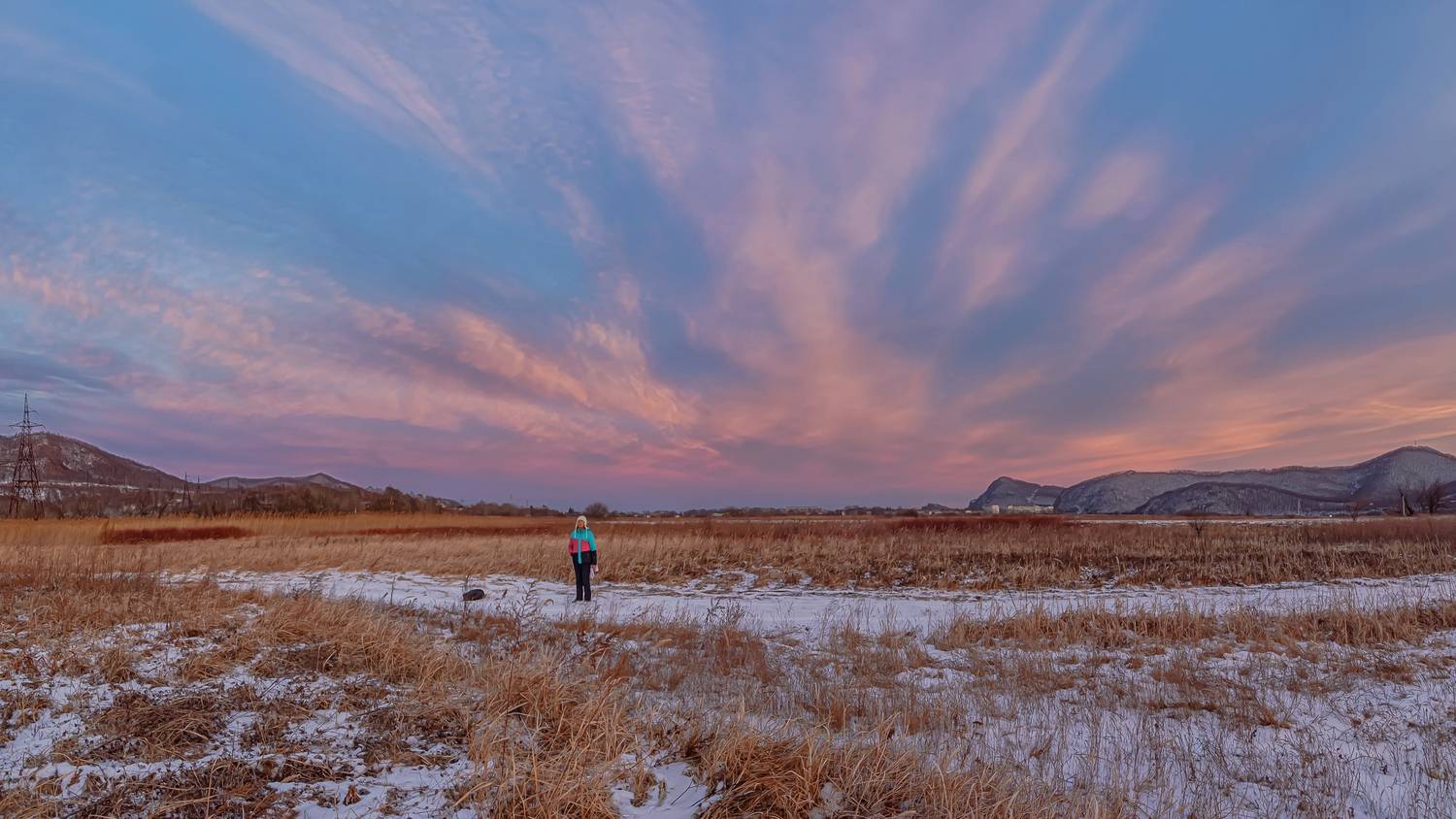 зима, вечер, руднаяпристань,  GeorgyPrimoretz