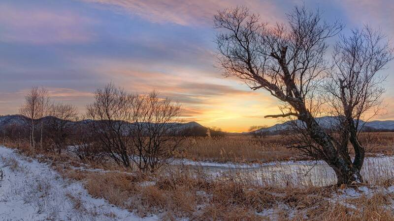 зима, вечер, руднаяпристань Зимний вечер в полях 1 фото превью