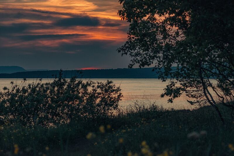 Ангара закат Ангара на закате фото превью