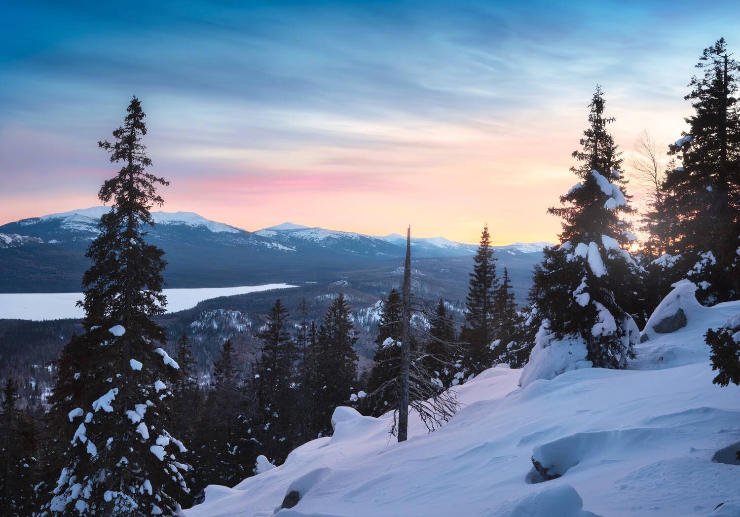 урал, природа, закат, Andrey