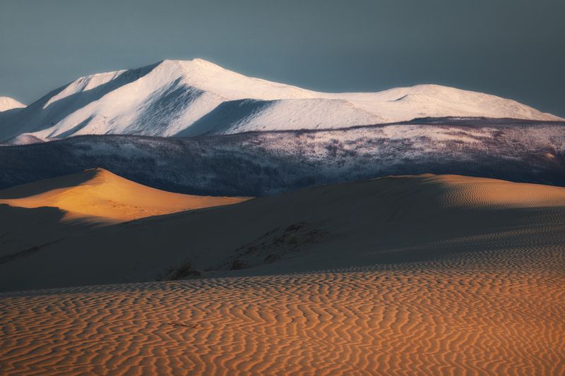 забайкальский_край чарские_пески чара пустыня закат чарская_пустыня Контрасты фото превью