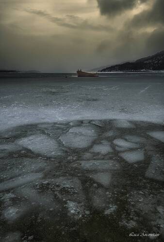 Campotosto lake
