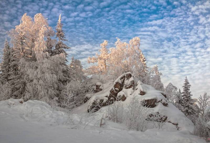 Вечер в горах фото превью