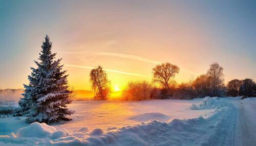 Зимний закат