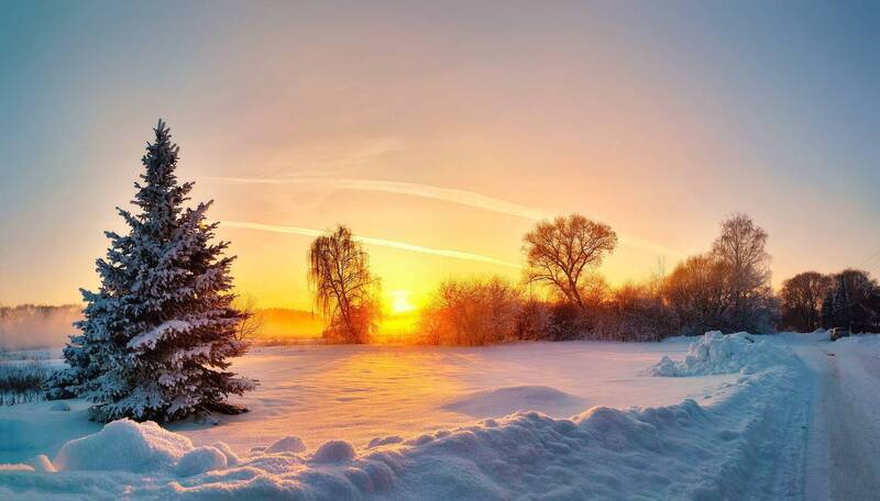 беларусь, вечер, закат, зима, минск и окрестности, свислочь, снег, телефонофото, туман, январь Зимний закат фото превью