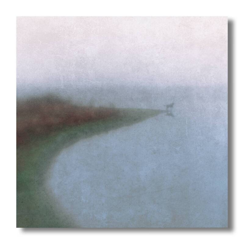 пикториализм, монокль, арт-фотография, художественная фотография, пикториальный пейзаж, пикториальная фотография Собака и туман фото превью