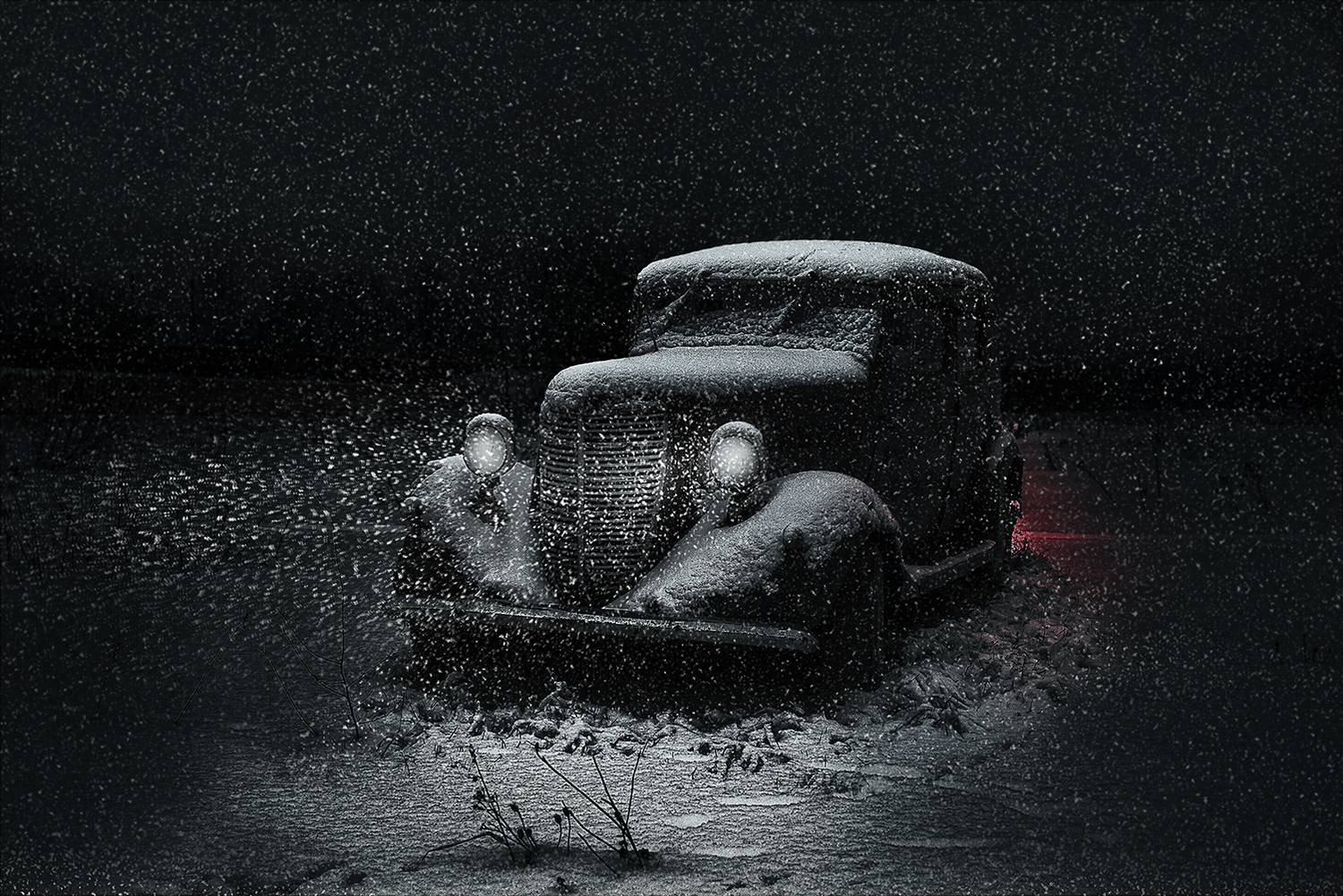 зима, снегопад, газ-м, Соломатин Борис