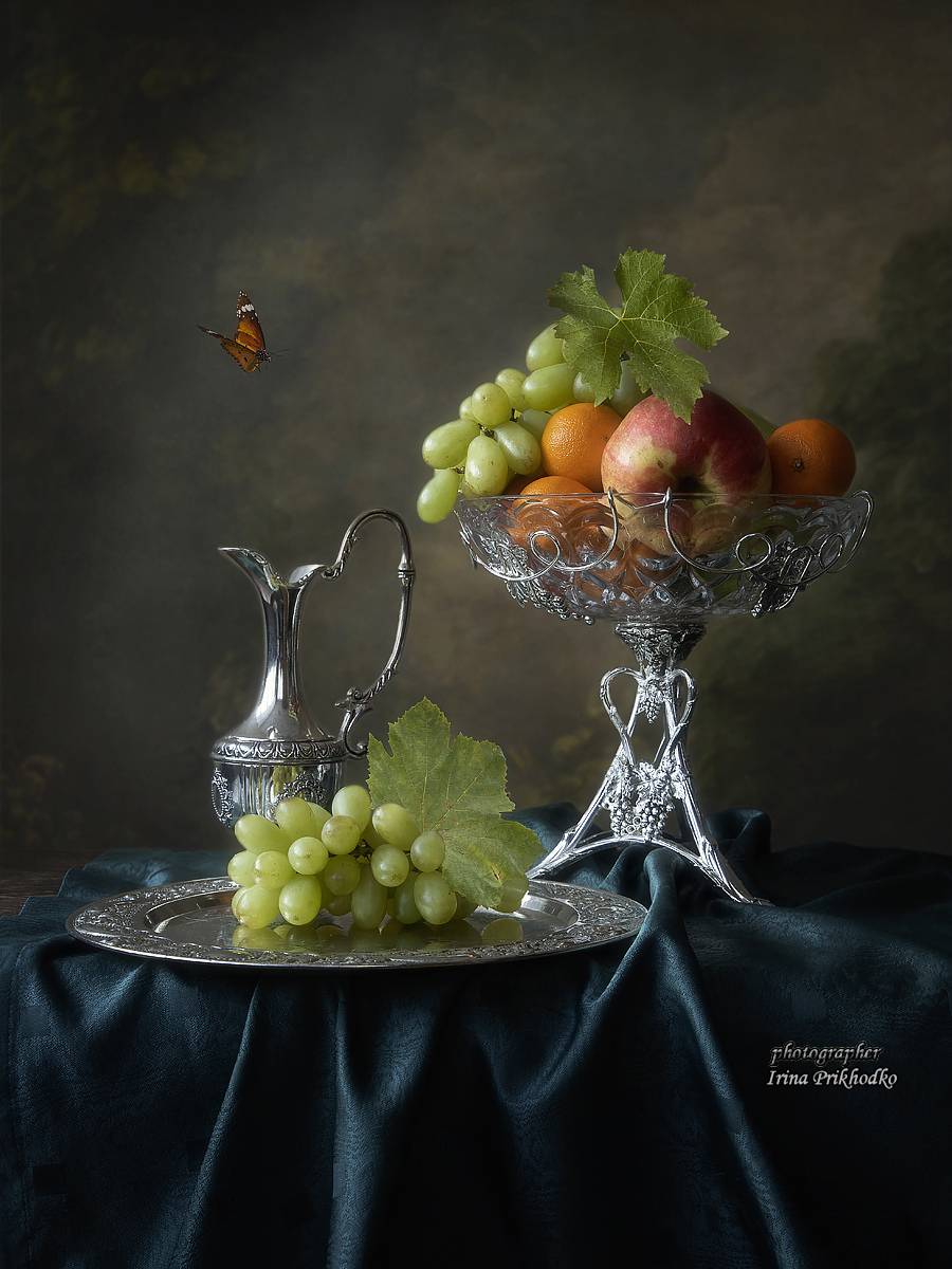 натюрморт, фрукты, винтажный, Приходько Ирина