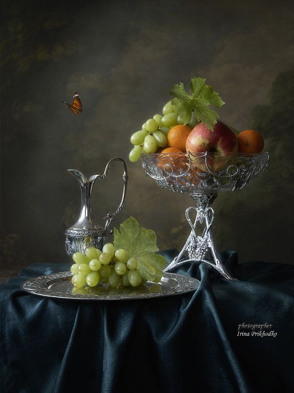 натюрморт, фрукты, винтажный Натюрморт с фруктами фото превью