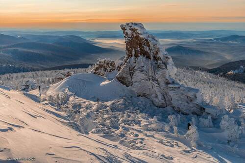 Царство инея сверху