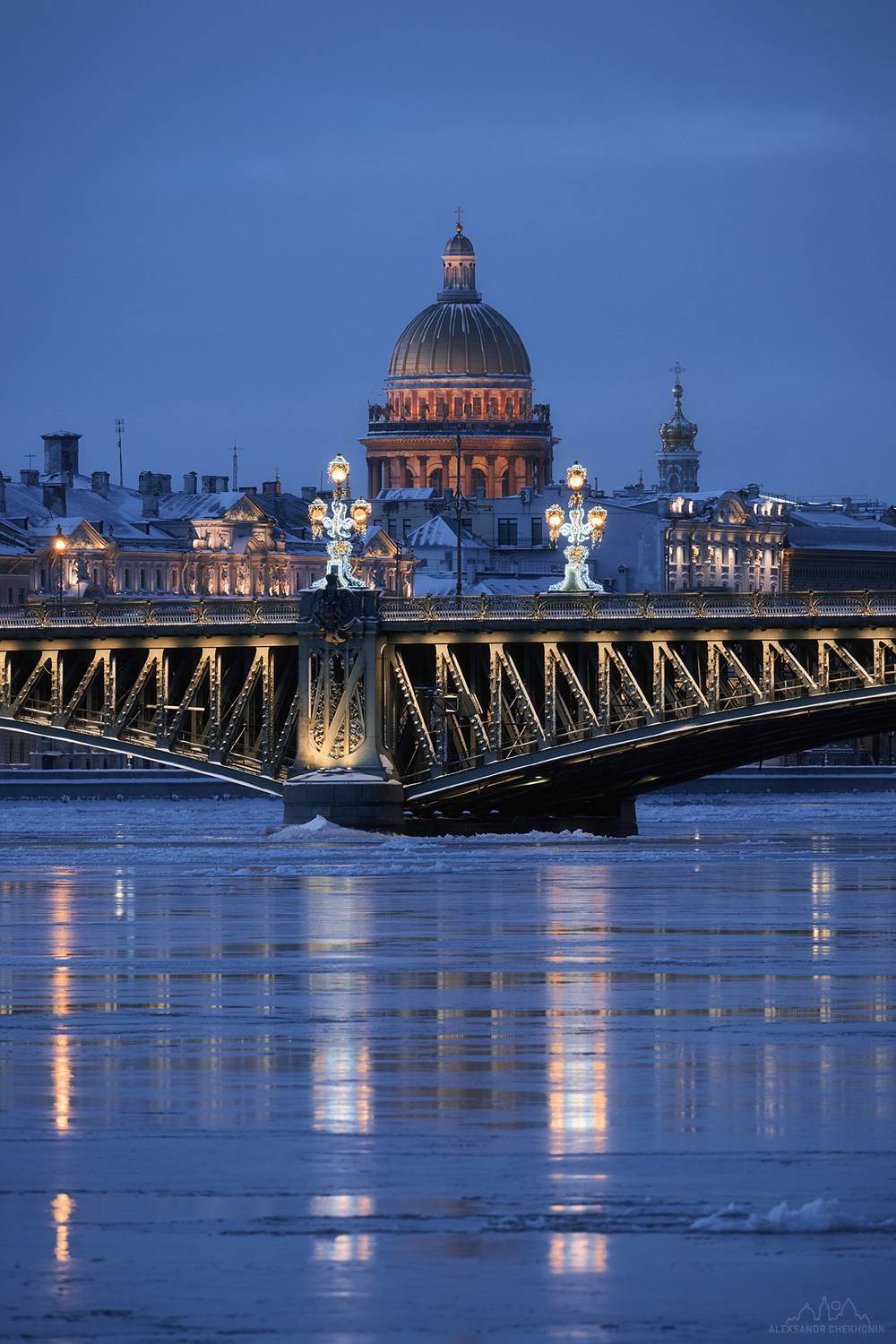 Санкт-Петербург, Нева, Исаакиевский собор, Чехонин Александр