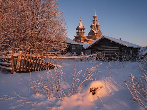 Морозный зимний день