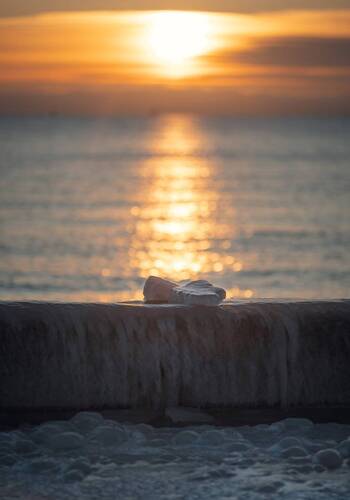 В разгаре январского льда.