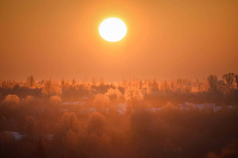 псков, пейзаж, Мороз и солнце фото превью