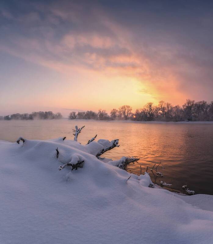 Вечер на реке фото превью