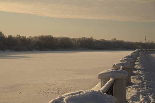 январское утро