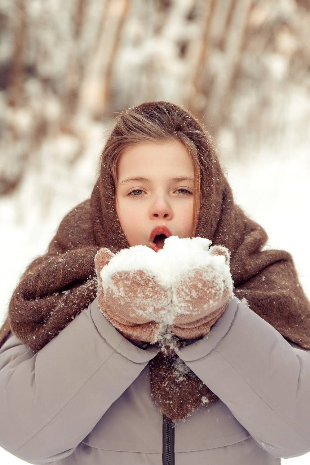 зима, портрет, ребенок, дети, Сергей Белокуров