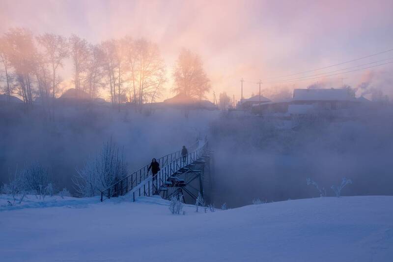 Утро морозное фото превью
