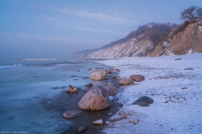 Зима на Балтийском побережье фото превью