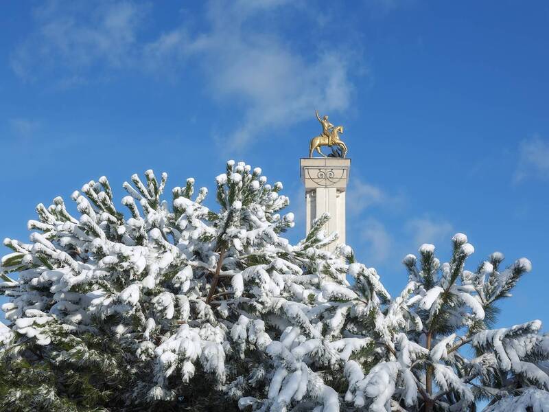 севастополь, зима, Мороз снежком укутывал... фото превью